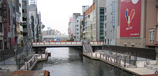 道頓堀川水辺整備工事（新戎橋～道頓堀橋間）